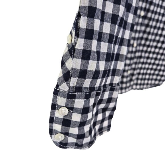 J. Crew Picnic Print Boy Button Down Shirt Size 10 - Picture 5 of 6